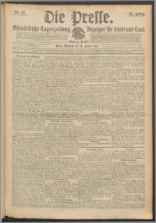 Die Presse 1914, Jg. 32, Nr. 23 Zweites Blatt, Drittes Blatt