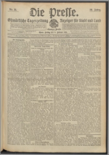 Die Presse 1914, Jg. 32, Nr. 31 Zweites Blatt, Drittes Blatt