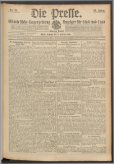 Die Presse 1914, Jg. 32, Nr. 33 Zweites Blatt, Drittes Blatt, Viertes Blatt