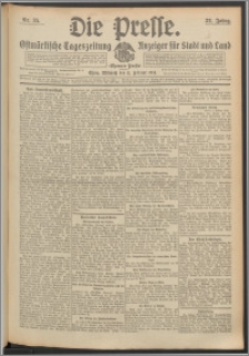Die Presse 1914, Jg. 32, Nr. 35 Zweites Blatt, Drittes Blatt