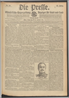Die Presse 1914, Jg. 32, Nr. 36 Zweites Blatt, Drittes Blatt