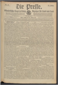 Die Presse 1914, Jg. 32, Nr. 43 Zweites Blatt, Drittes Blatt