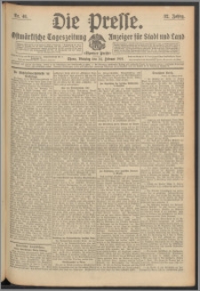 Die Presse 1914, Jg. 32, Nr. 46 Zweites Blatt, Drittes Blatt