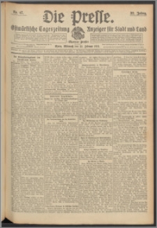 Die Presse 1914, Jg. 32, Nr. 47 Zweites Blatt, Drittes Blatt