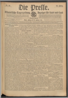 Die Presse 1914, Jg. 32, Nr. 49 Zweites Blatt, Drittes Blatt