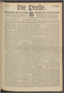Die Presse 1914, Jg. 32, Nr. 51 Zweites Blatt, Drittes Blatt, Viertes Blatt, Fünftes Blatt