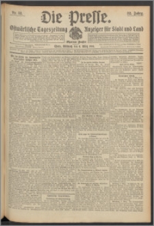 Die Presse 1914, Jg. 32, Nr. 53 Drittes Blatt