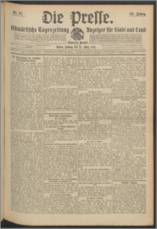 Die Presse 1914, Jg. 32, Nr. 61 Zweites Blatt, Drittes Blatt