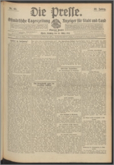 Die Presse 1914, Jg. 32, Nr. 63 Zweites Blatt, Drittes Blatt, Viertes Blatt, Fünftes Blatt