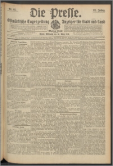 Die Presse 1914, Jg. 32, Nr. 65 Zweites Blatt, Drittes Blatt