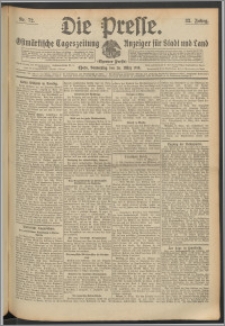 Die Presse 1914, Jg. 32, Nr. 72 Zweites Blatt, Drittes Blatt