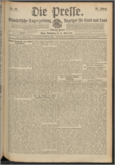 Die Presse 1914, Jg. 32, Nr. 88 Zweites Blatt, Drittes Blatt