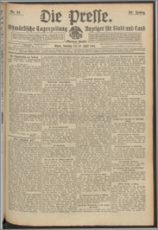 Die Presse 1914, Jg. 32, Nr. 91 Drittes Blatt, Viertes Blatt, Fünftes Blatt