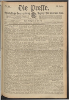 Die Presse 1914, Jg. 32, Nr. 98 Zweites Blatt, Drittes Blatt