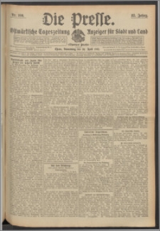 Die Presse 1914, Jg. 32, Nr. 100 Zweites Blatt, Drittes Blatt