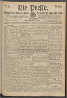 Die Presse 1914, Jg. 32, Nr. 101 Zweites Blatt, Drittes Blatt