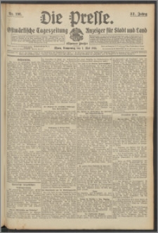 Die Presse 1914, Jg. 32, Nr. 106 Zweites Blatt, Drittes Blatt