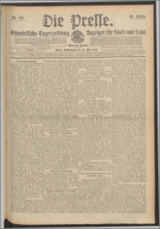 Die Presse 1914, Jg. 32, Nr. 112 Zweites Blatt, Drittes Blatt