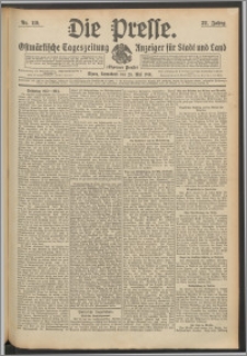 Die Presse 1914, Jg. 32, Nr. 119 Zweites Blatt, Drittes Blatt, Viertes Blatt
