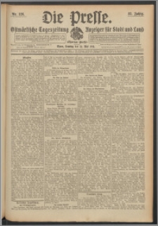 Die Presse 1914, Jg. 32, Nr. 126 Zweites Blatt, Drittes Blatt, Viertes Blatt, Fünftes Blatt
