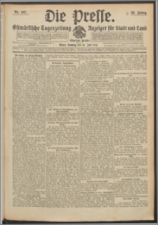 Die Presse 1914, Jg. 32, Nr. 167 Zweites Blatt, Drittes Blatt, Viertes Blatt