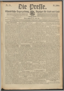 Die Presse 1914, Jg. 32, Nr. 171 Zweites Blatt, Drittes Blatt