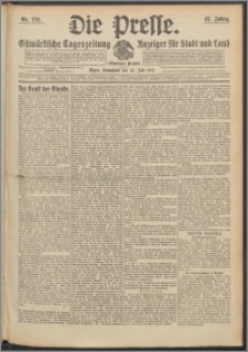 Die Presse 1914, Jg. 32, Nr. 172 Zweites Blatt, Drittes Blatt