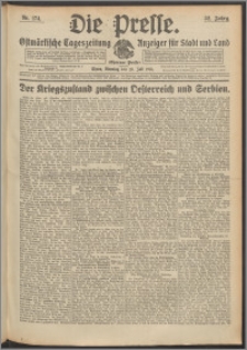 Die Presse 1914, Jg. 32, Nr. 174 Zweites Blatt, Drittes Blatt