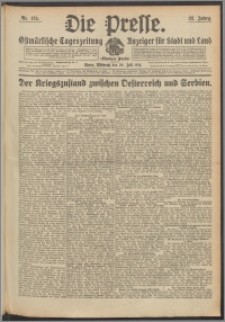 Die Presse 1914, Jg. 32, Nr. 175 Zweites Blatt, Drittes Blatt