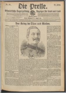 Die Presse 1914, Jg. 32, Nr. 181 Zweites Blatt