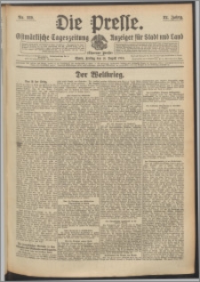 Die Presse 1914, Jg. 32, Nr. 189 Zweites Blatt