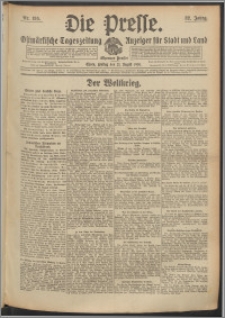 Die Presse 1914, Jg. 32, Nr. 195 Zweites Blatt