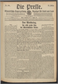 Die Presse 1914, Jg. 32, Nr. 200 Zweites Blatt