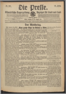 Die Presse 1914, Jg. 32, Nr. 203 Zweites Blatt