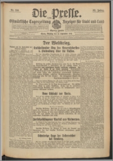 Die Presse 1914, Jg. 32, Nr. 216 Zweites Blatt