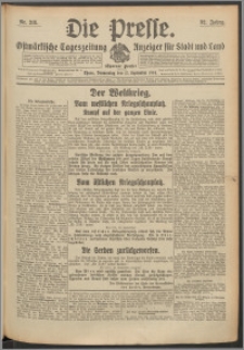 Die Presse 1914, Jg. 32, Nr. 218 Zweites Blatt