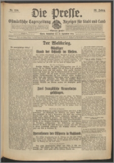 Die Presse 1914, Jg. 32, Nr. 220 Zweites Blatt