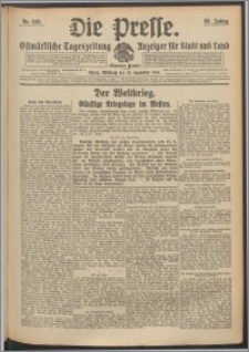 Die Presse 1914, Jg. 32, Nr. 223 Zweites Blatt