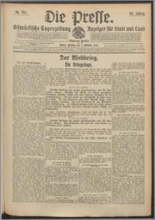 Die Presse 1914, Jg. 32, Nr. 231 Zweites Blatt, Drittes Blatt