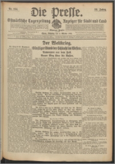 Die Presse 1914, Jg. 32, Nr. 234 Zweites Blatt