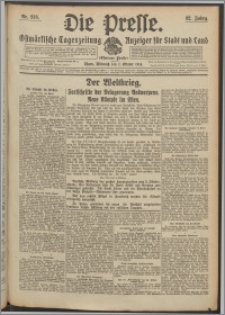 Die Presse 1914, Jg. 32, Nr. 235 Zweites Blatt, Drittes Blatt