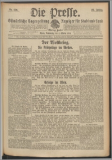 Die Presse 1914, Jg. 32, Nr. 236 Zweites Blatt