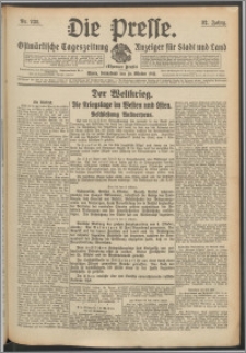 Die Presse 1914, Jg. 32, Nr. 238 Zweites Blatt