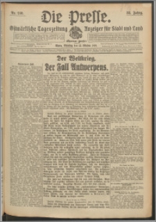 Die Presse 1914, Jg. 32, Nr. 240 Zweites Blatt
