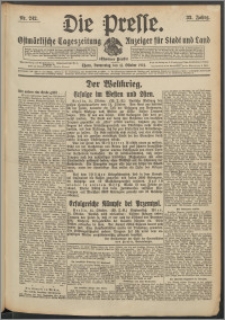 Die Presse 1914, Jg. 32, Nr. 242 Zweites Blatt