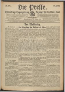Die Presse 1914, Jg. 32, Nr. 249 Zweites Blatt
