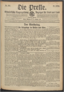 Die Presse 1914, Jg. 32, Nr. 253 Zweites Blatt