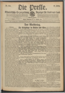 Die Presse 1914, Jg. 32, Nr. 254 Zweites Blatt