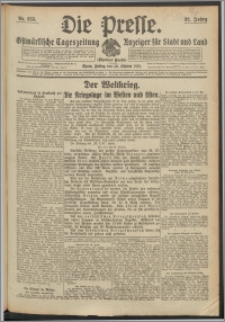 Die Presse 1914, Jg. 32, Nr. 255 Zweites Blatt
