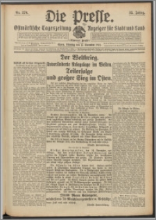 Die Presse 1914, Jg. 32, Nr. 270 Zweites Blatt